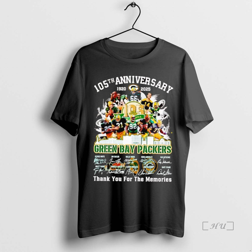 Officials 105th Anniversary 1920 2025 Green Bay Packers Team Players Premium T Shirt Sweater