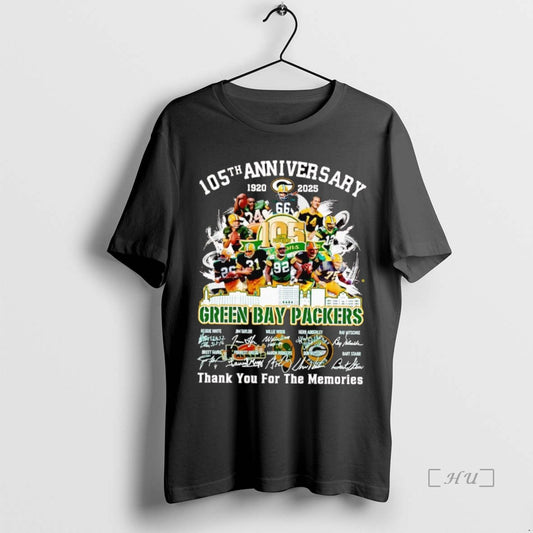 Officials 105th Anniversary 1920 2025 Green Bay Packers Team Players Premium T Shirt Sweater