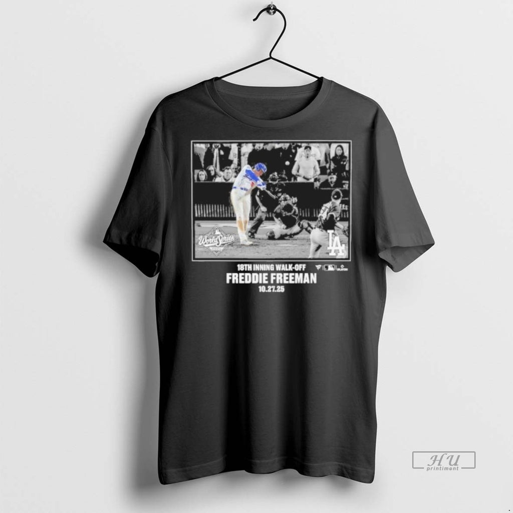 Officials 18th Inning Walk Off Freddie Freeman World Series Moments Tee Shirt Sweater