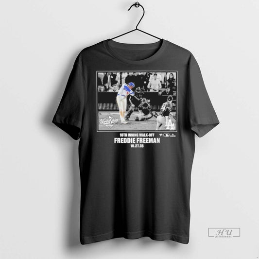Officials 18th Inning Walk Off Freddie Freeman World Series Moments Tee Shirt Sweater