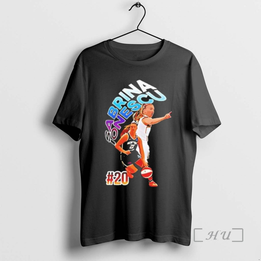 Officials 20 Sabrina Ionescu Basketball Graphic Tee Shirt Sweater