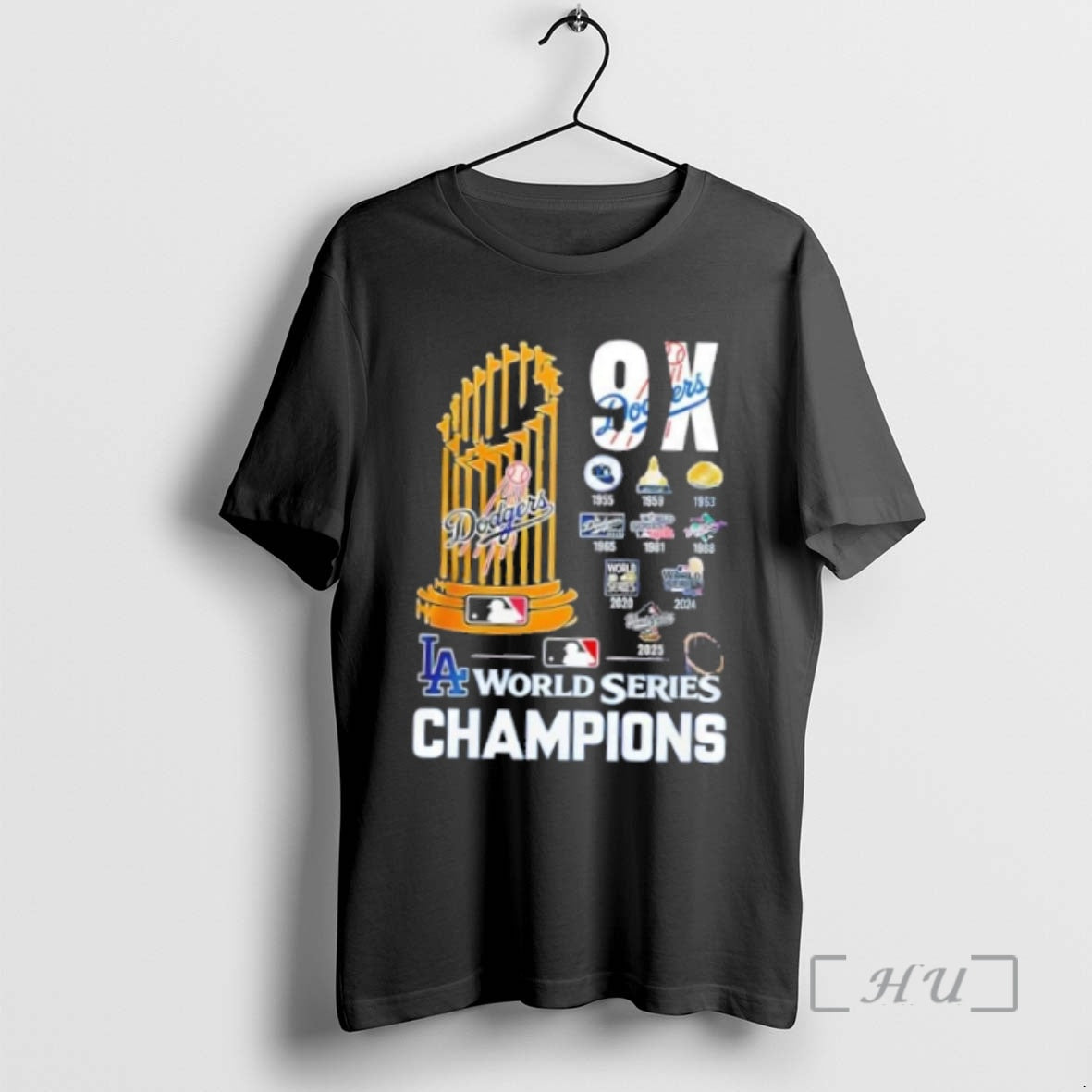 Officials 2025 9x World Series Champions Los Angeles Dodgers Baseball Premium T Shirt Sweater
