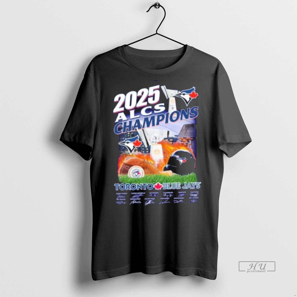 Officials 2025 Alcs Champions Toronto Blue Jays Signature Tee Shirt Sweater