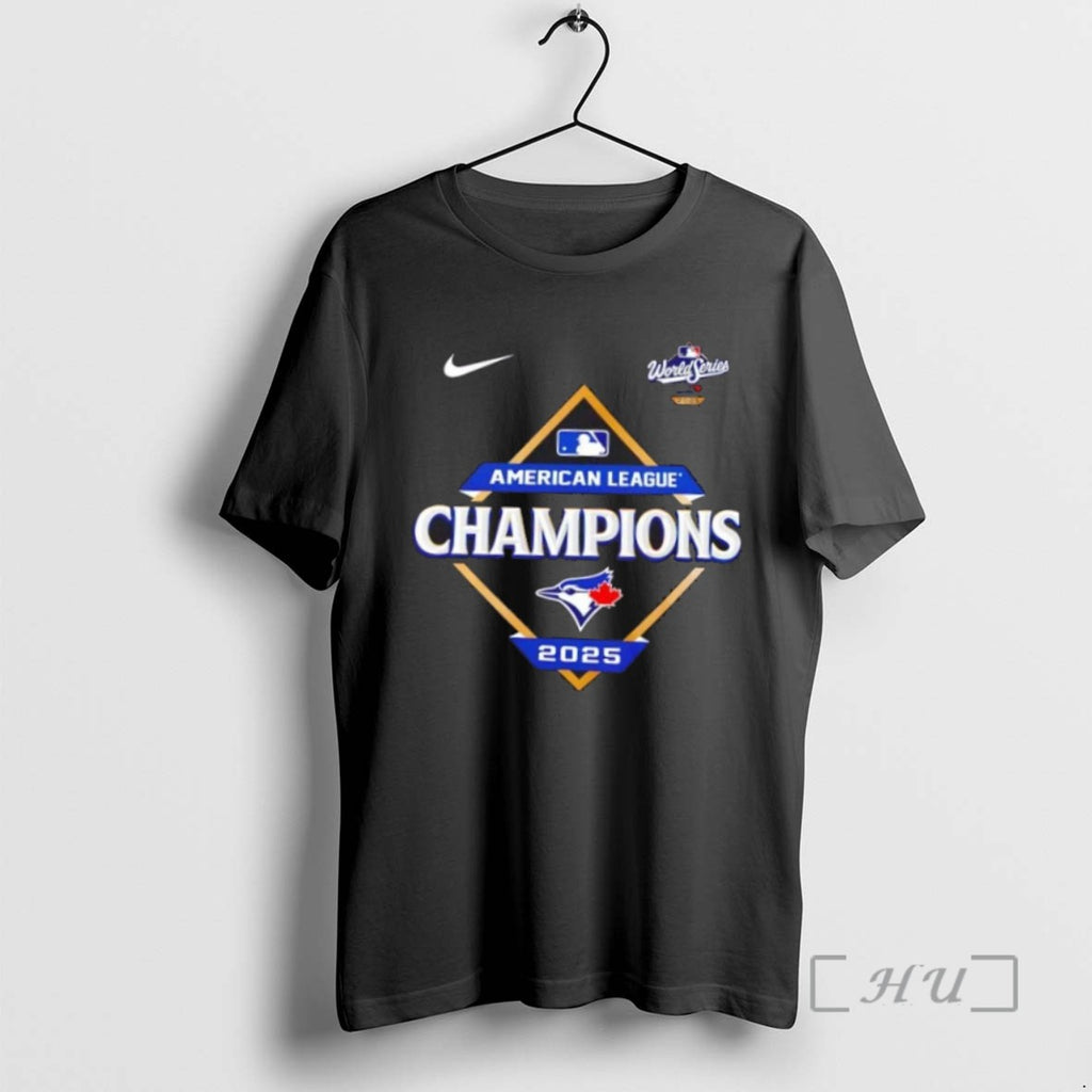 Officials 2025 American League Champions Toronto Blue Jay Baseball 2 Sided T Shirt Sweater