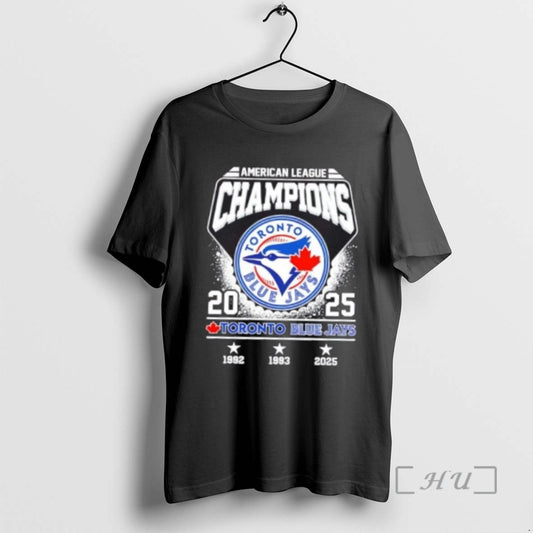 Officials 2025 American League Champions Toronto Blue Jays Baseball Logo