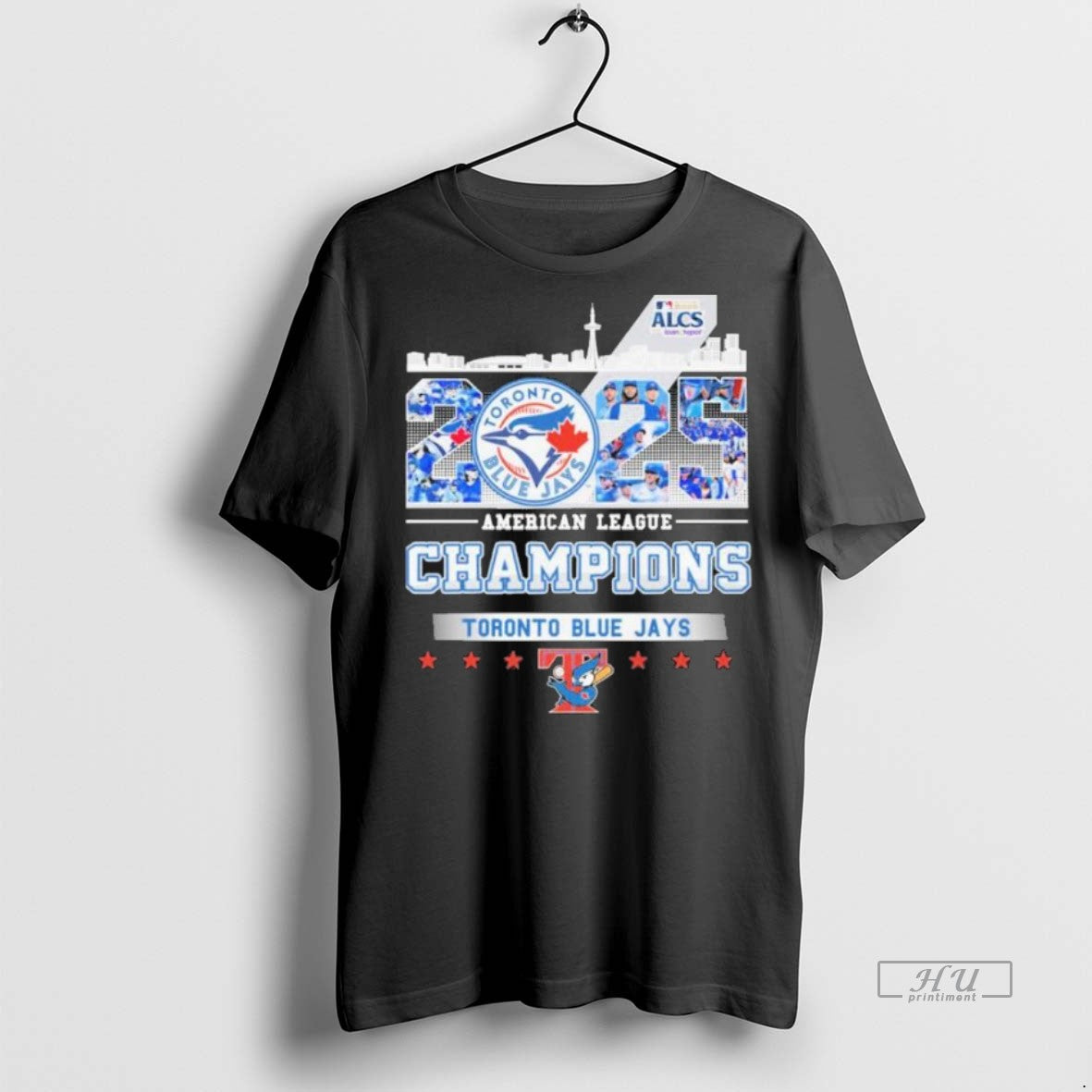 Officials 2025 American League Champions Toronto Blue Jays Skyline Tee Shirt Sweater