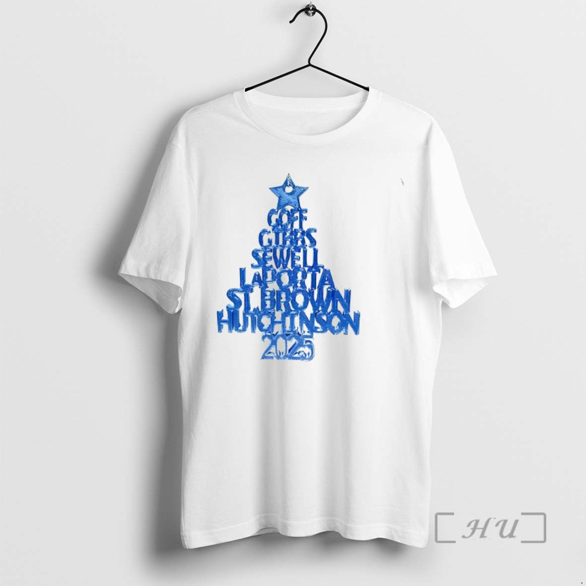 Officials 2025 Detroit Lions Christmas Tree