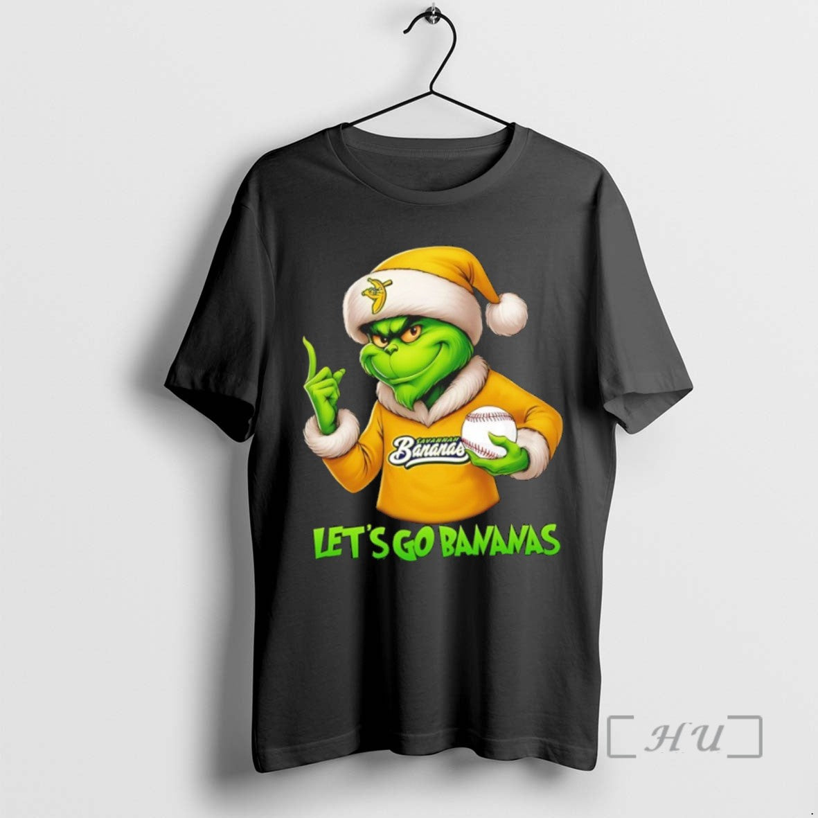 Officials 2025 Grinch Christmas Lets Go Savannah Banana Ball T Shirt Sweater