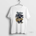 Officials 2025 Los Angeles Dodgers Heather Grey World Series Champions Premium Tee Shirt Sweater