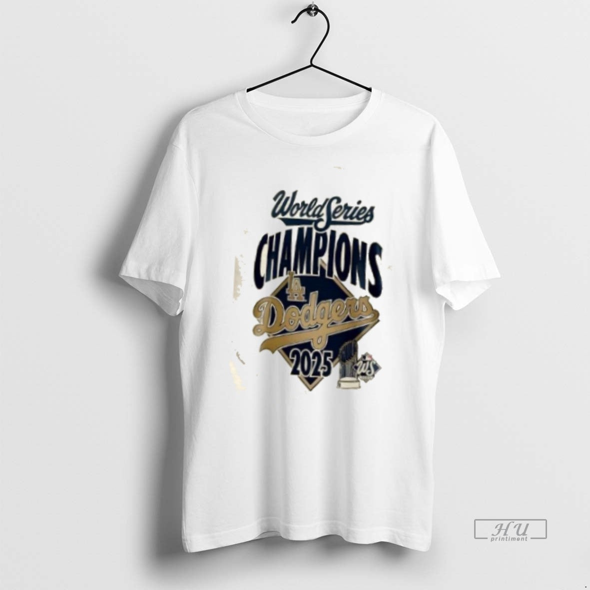 Officials 2025 Los Angeles Dodgers Heather Grey World Series Champions Premium Tee Shirt Sweater