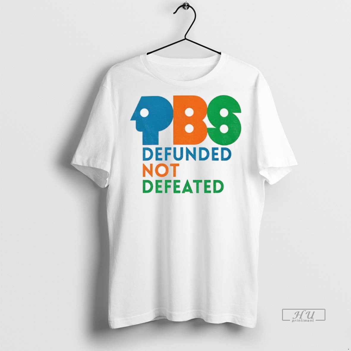 Officials 2025 Pbs Defunded Not Defeated Premium Tee Shirt Sweater