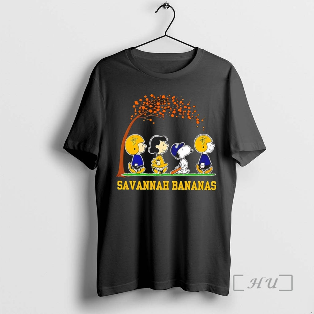 Officials 2025 Peanuts Walking Savannah Bananas T Shirt Sweater