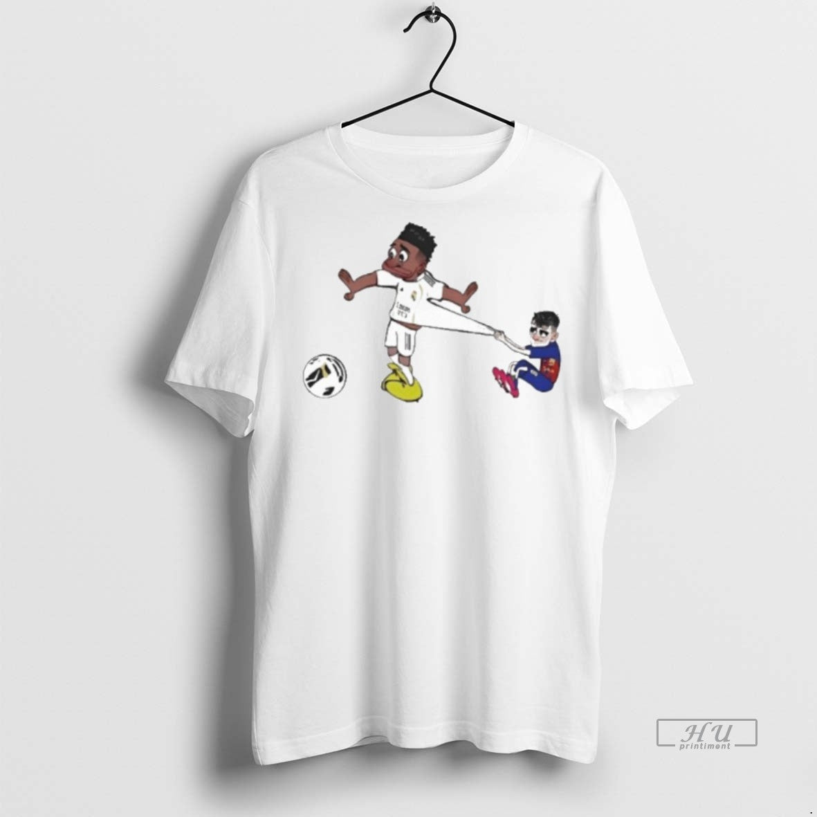 Officials 2025 Pedri Pulling Vinicius Cartoon Tee Shirt Sweater