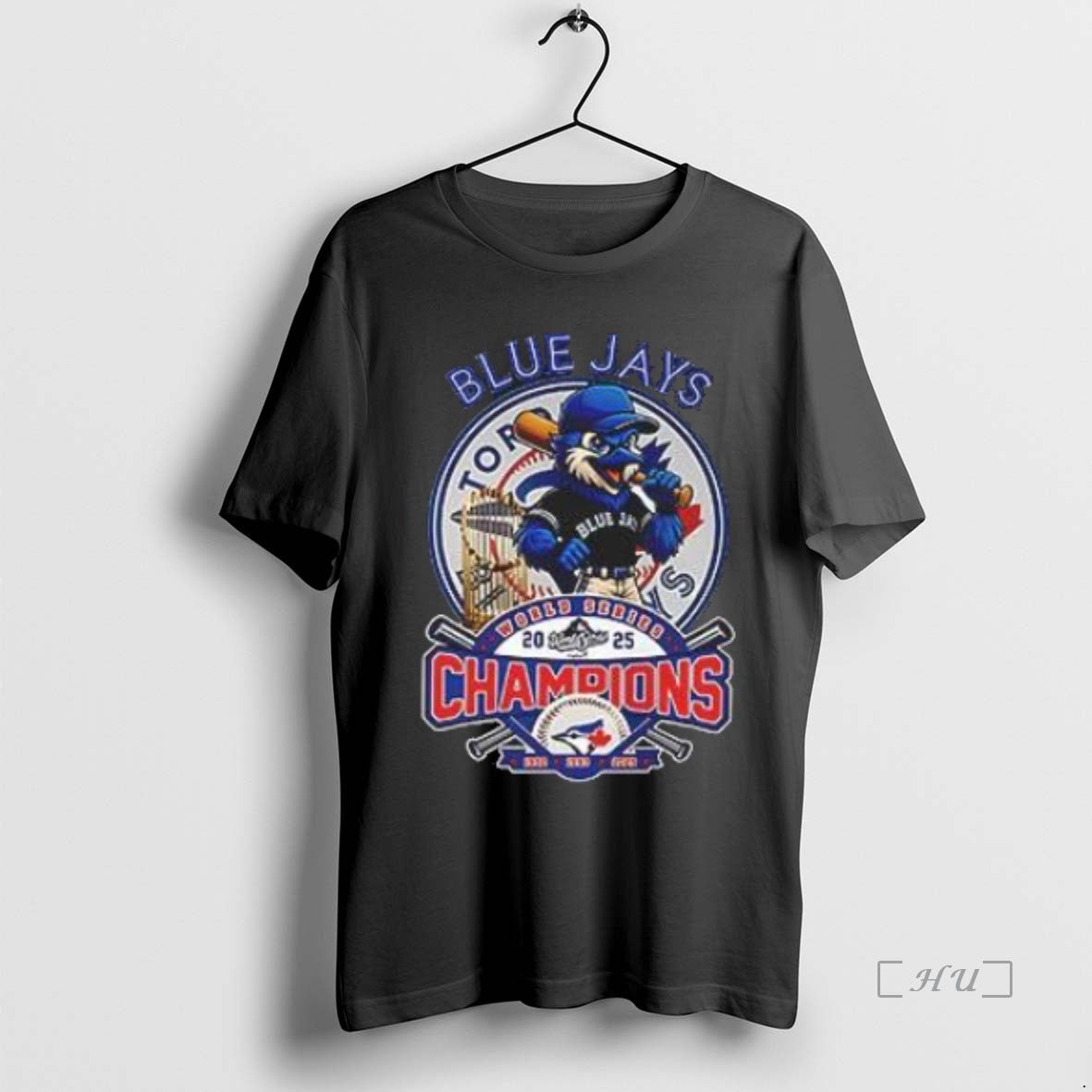 Officials 2025 Toronto Blue Jays Baseball World Series Champions Funny Mascot Premium T Shirt Sweater