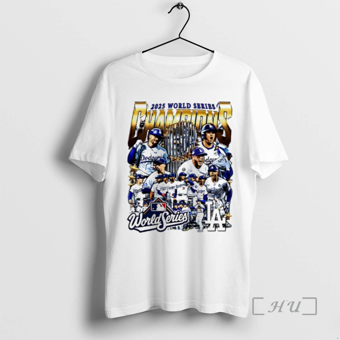 Officials 2025 World Series Champions Los Angeles Dodgers All Team Graphic Premium T Shirt Sweater