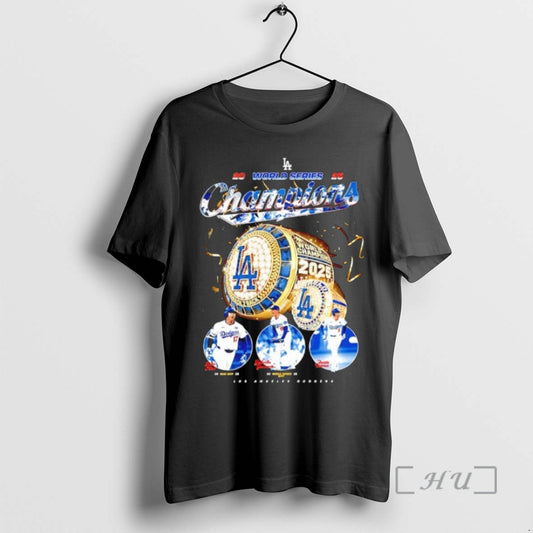 Officials 2025 World Series Champions Los Angeles Dodgers Rings Ohtani Yonamoto And Freddie Premium