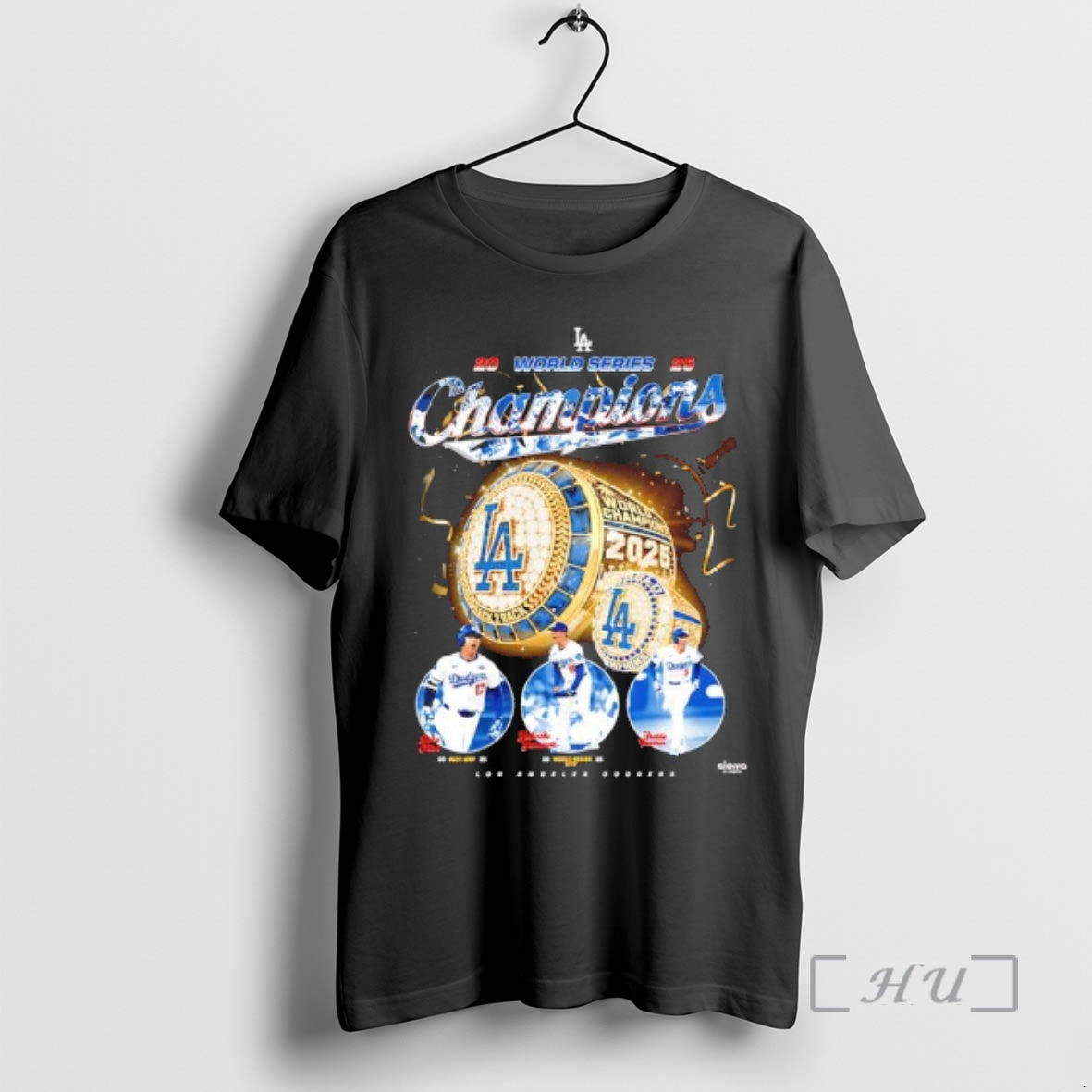 Officials 2025 World Series Champions Los Angeles Dodgers Big 3 Ring Premium T Shirt Sweater