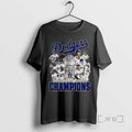Officials 2025 World Series Trophy Los Angeles Dodgers Mlb Champions Graphic Premium T Shirt Sweater