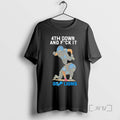Officials 4th Down And Fuck It Go Detroit Lions St Brown And Gibbs Superheroes Tee