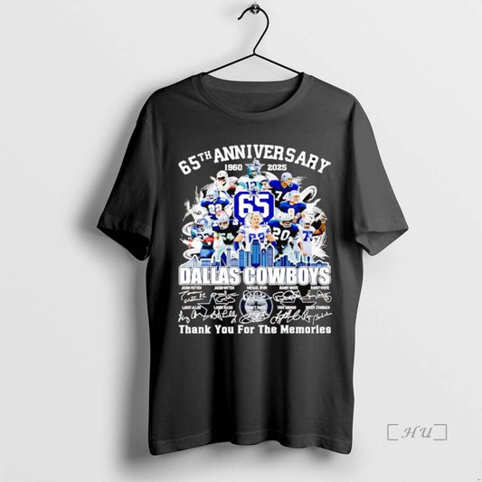 Officials 65th Anniversary 1960 2025 Dallas Cowboys Team Players Premium T Shirt Sweater