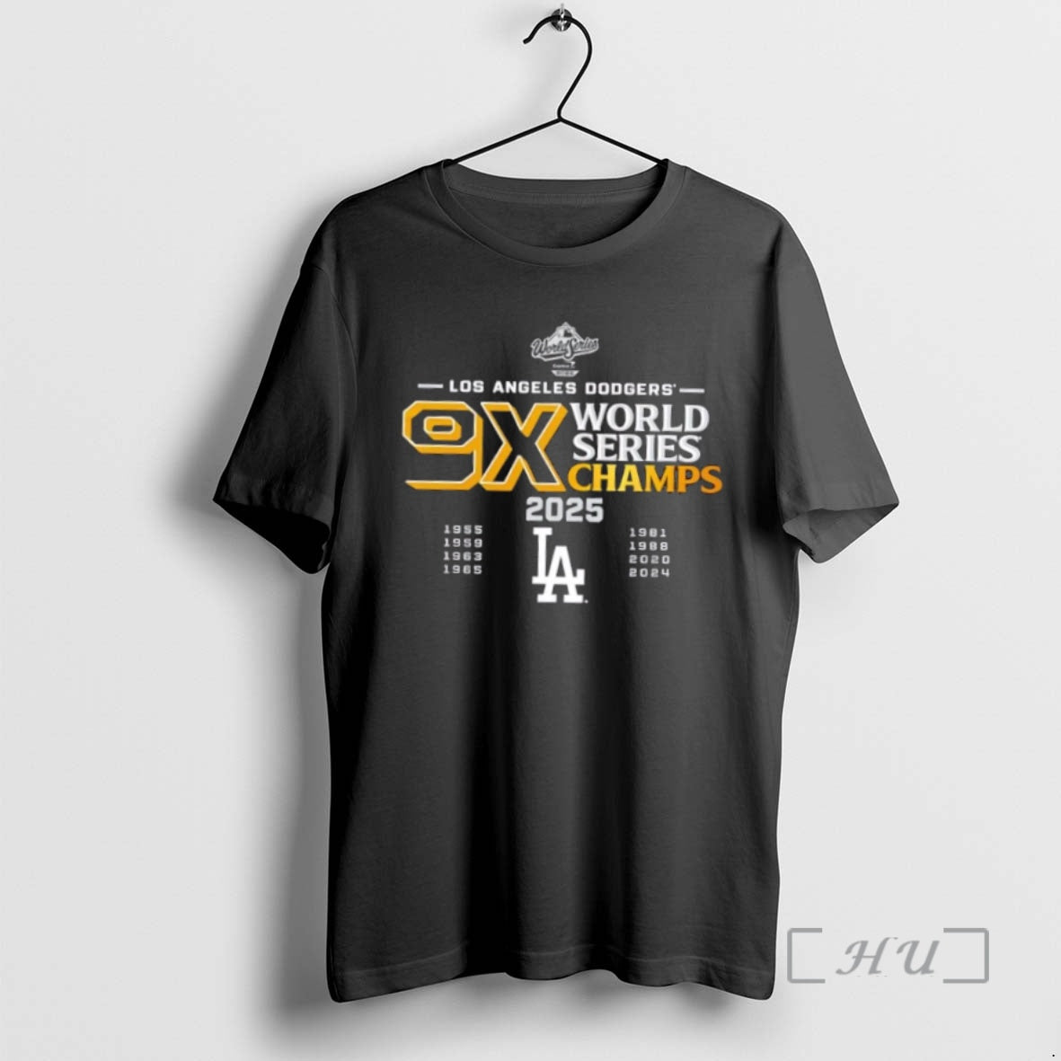 Officials 9 Time World Series Champs Los Angeles Dodgers November 1st 2025 2 Sided Premium