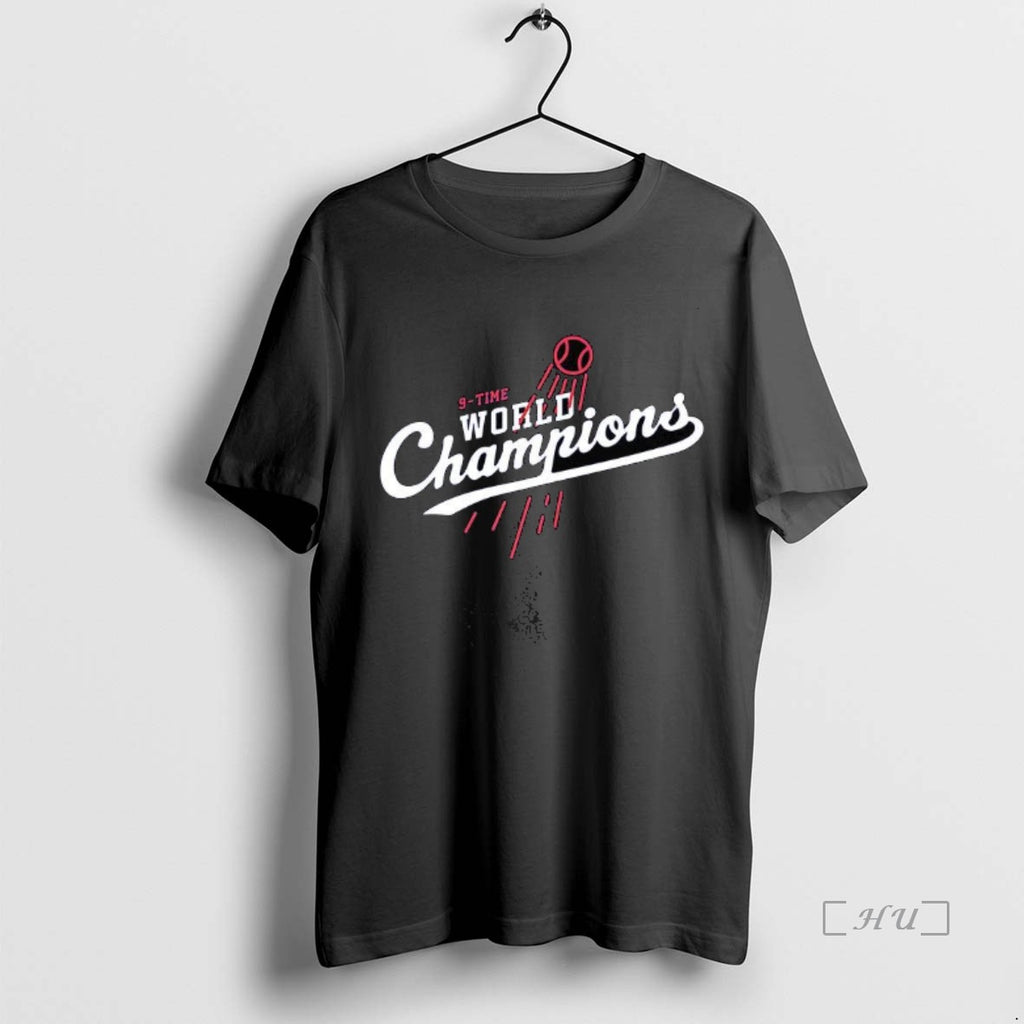 Officials 9 Time Los Angeles Dodgers Champions 2025 Premium T Shirt Sweater