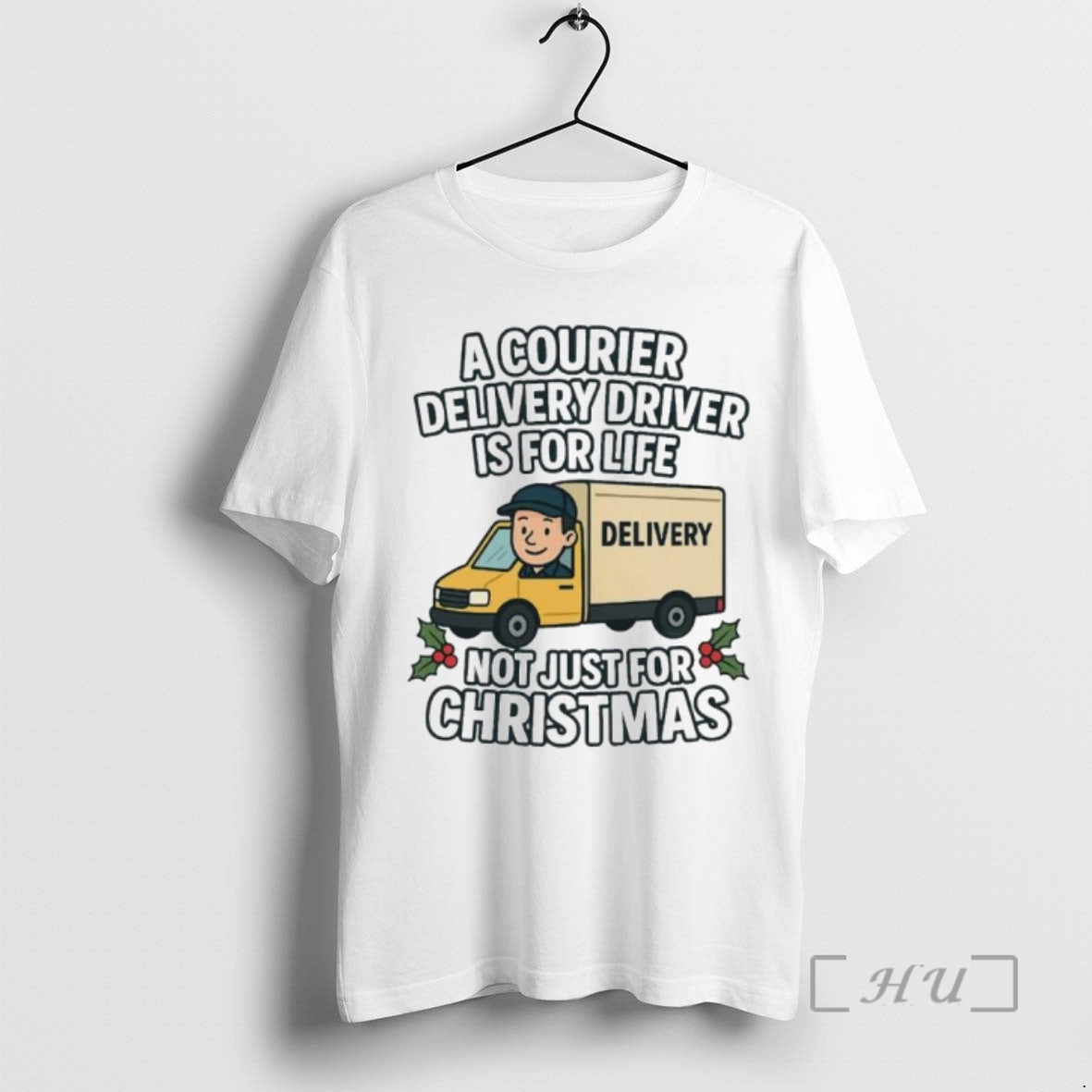 Officials A Courier Delivery Driver Is For Life Not Just For Christmas Ornaments Premium