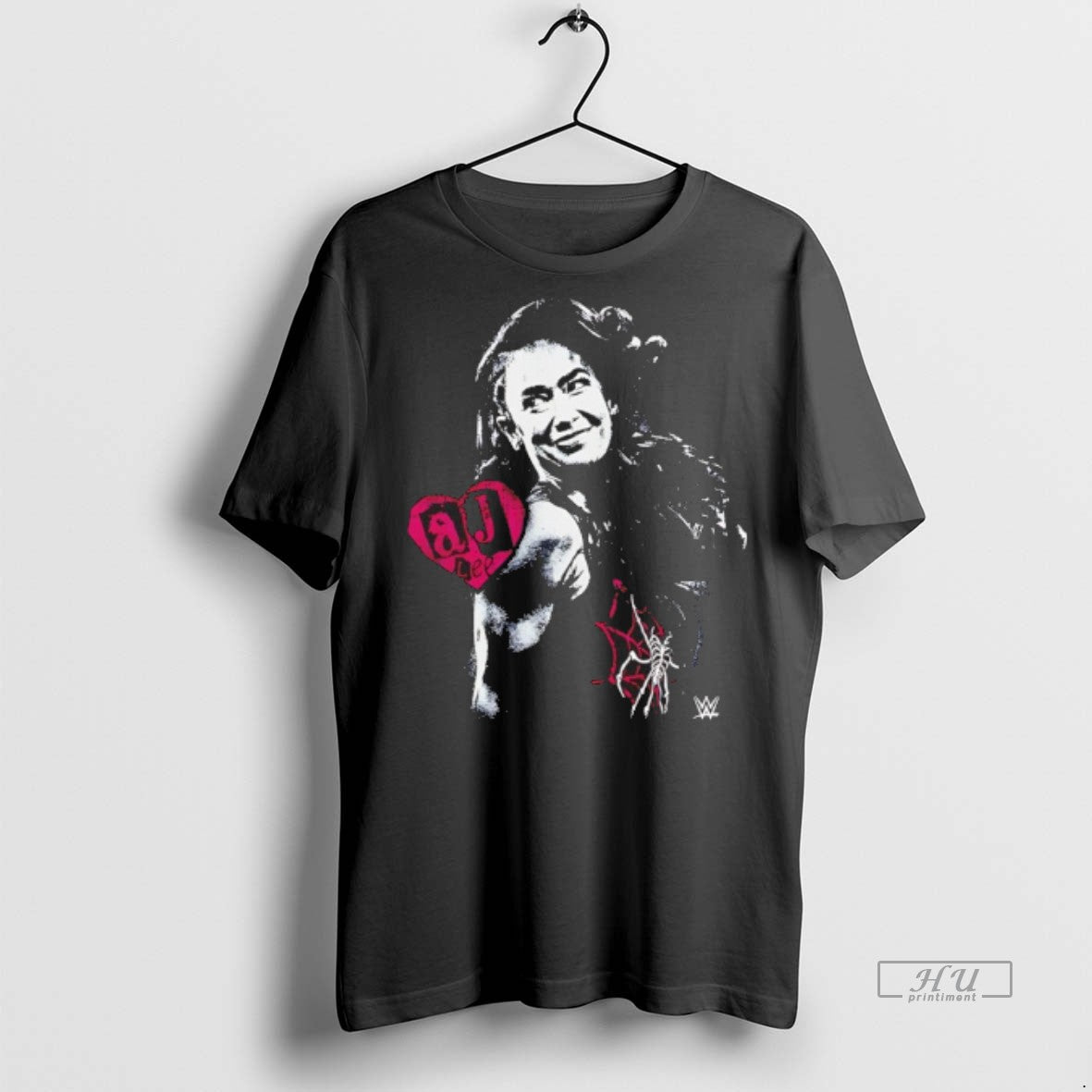 Officials Aj Lee Spider Silhouette Vintage Premium Tee Shirt Sweater