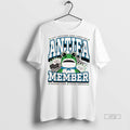 Officials Antifa Member Frog Just Another Card Carrying Antifa Member Holding Signs Saving America Tee
