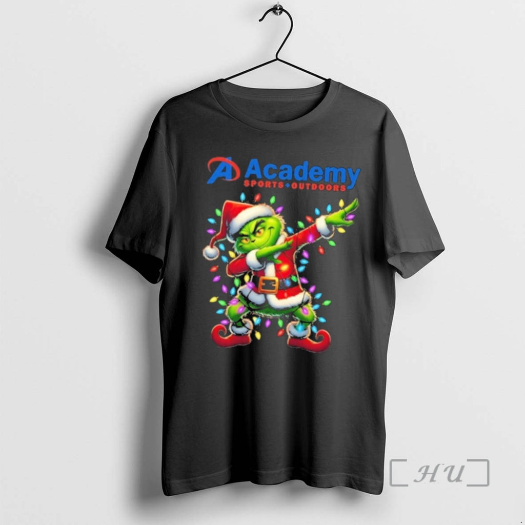 Officials Academy Logo X Grinch Dabbing Light Christmas T Shirt Sweater