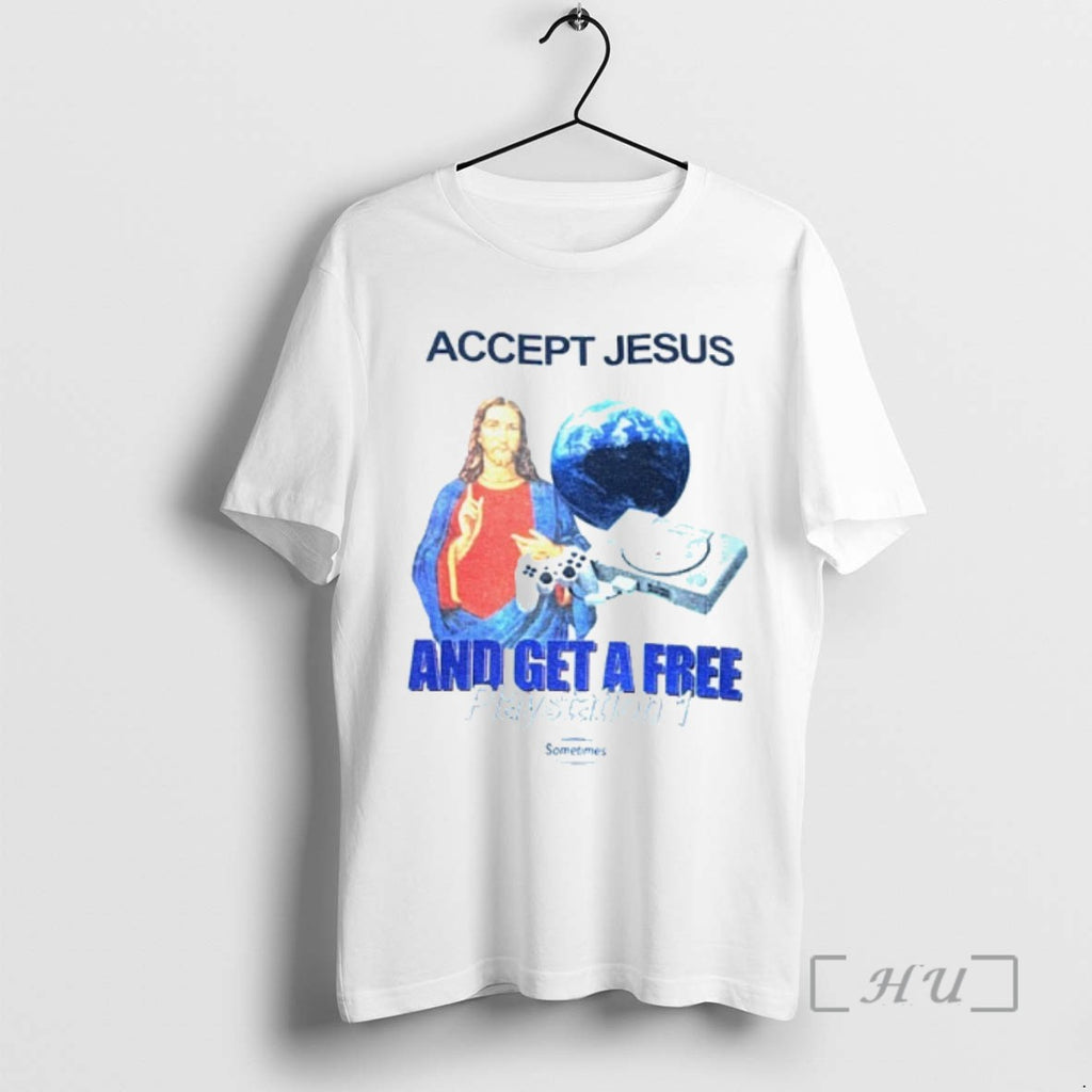Officials Accept Jesus And Get A Free Playstation 1 Tee Shirt Sweater