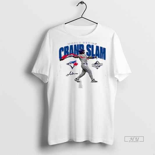 Officials Addison Barger Toronto Blue Jays 2025 World Series Grand Slam Signature Premium
