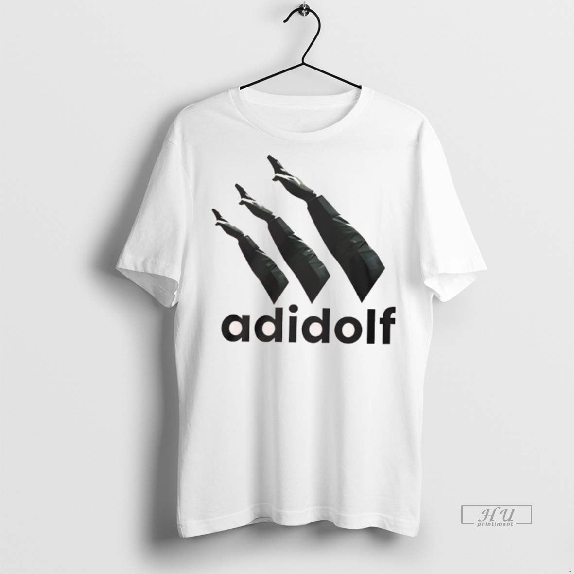 Officials Adidolf Hand Logo Graphic Tee Shirt Sweater