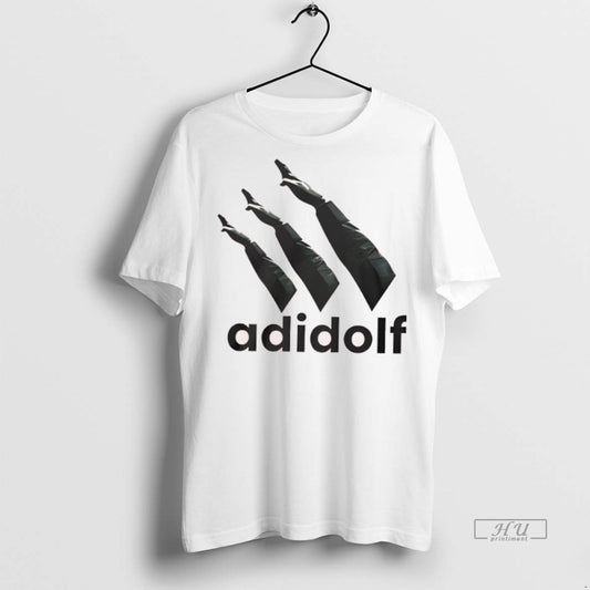 Officials Adidolf Hand Logo Graphic Tee Shirt Sweater