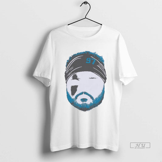 Officials Aidan Hutchinson Blank Face Premium Tee Shirt Sweater