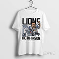 Officials Aidan Hutchinson Detroit Lions Signature Player Logo Tee Shirt Sweater
