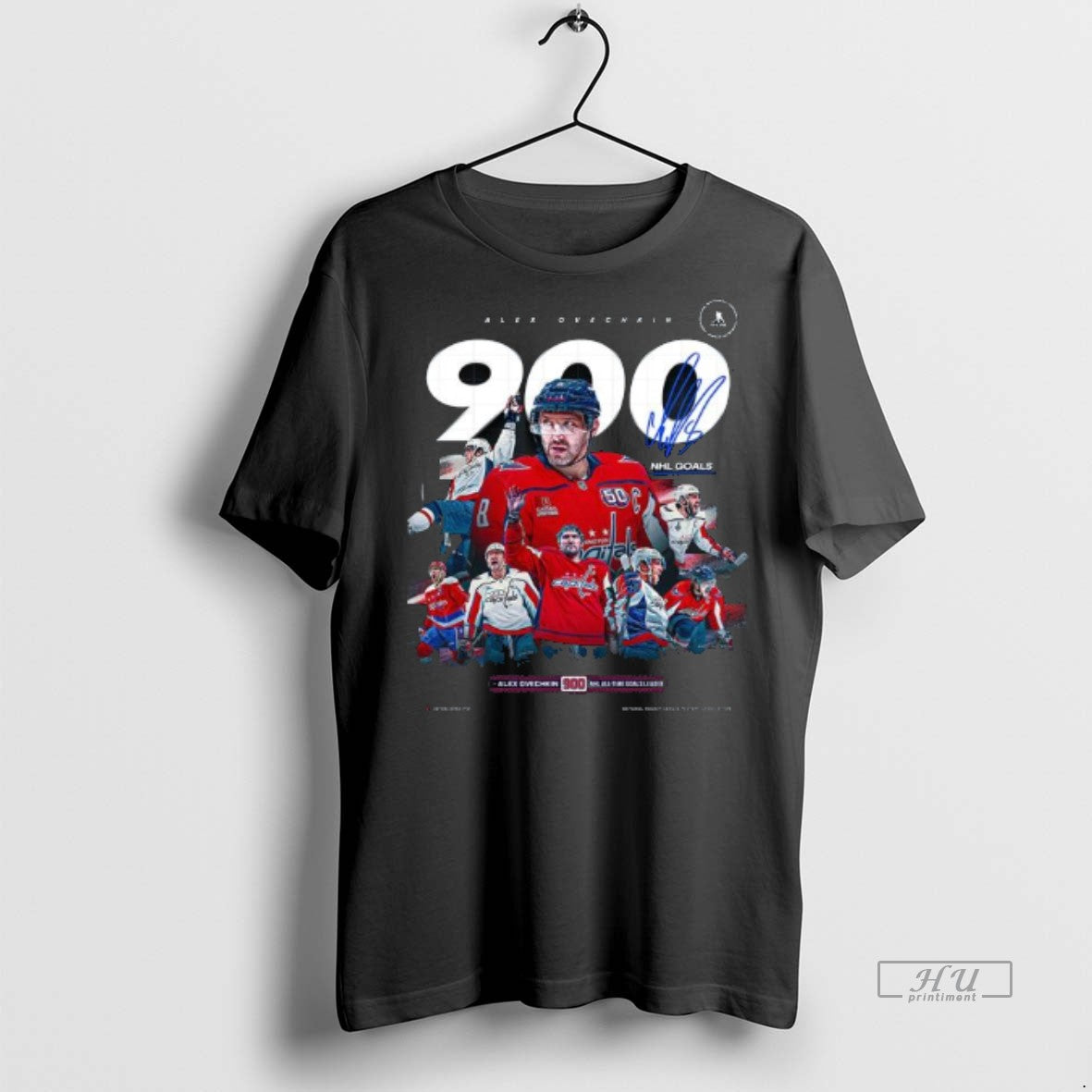 Officials Alex Ovechkin 900 Nhl Goals Premium Tee Shirt Sweater