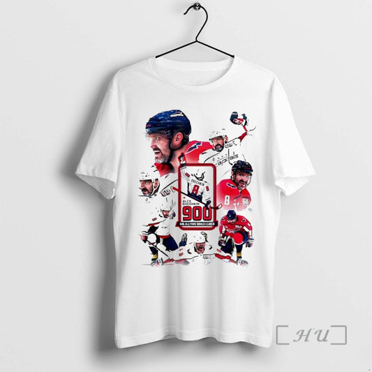 Officials Alex Ovechkin 900 Most Goals In Nhl History 2 Sided Premium T Shirts Sweater
