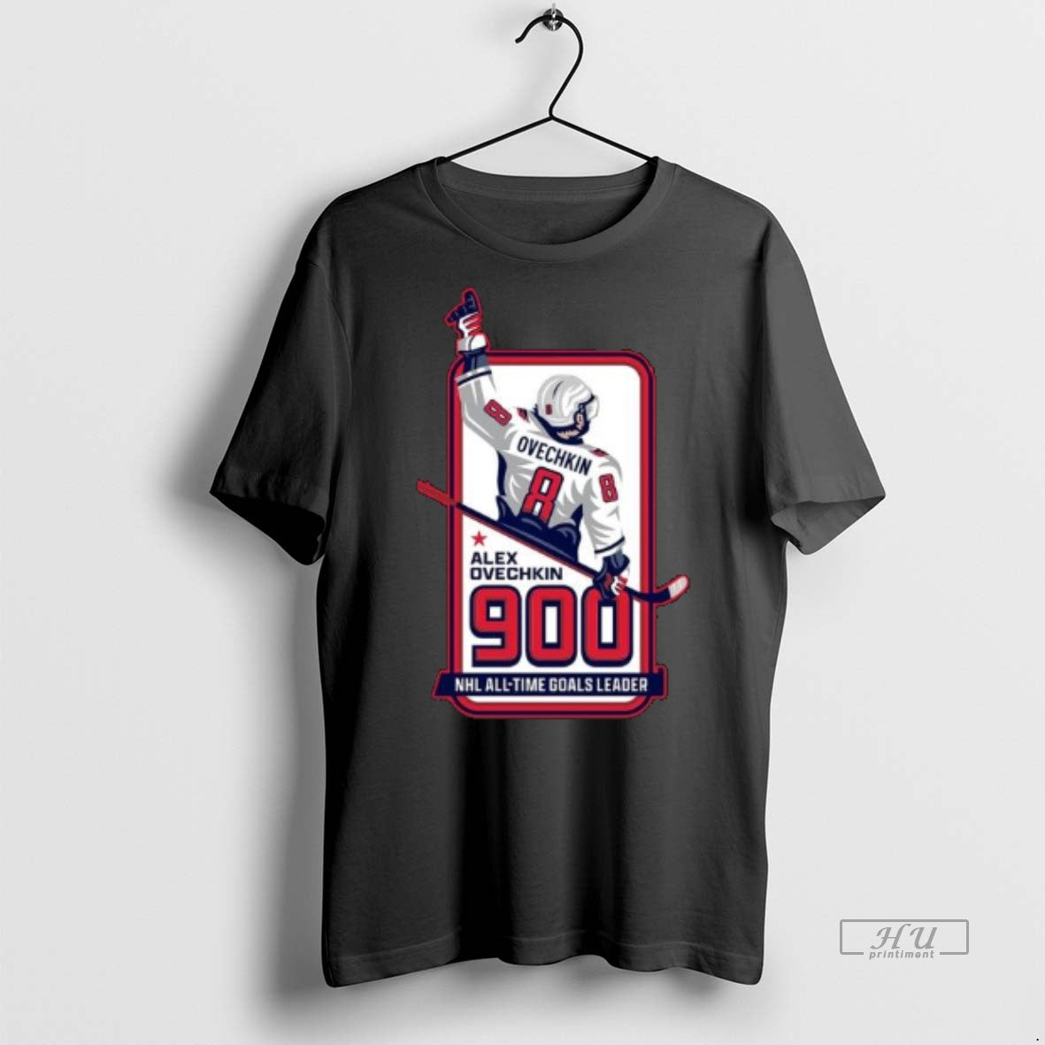 Officials Alex Ovechkin Nhl 900 Goals Logo Premium Tee Shirt Sweater