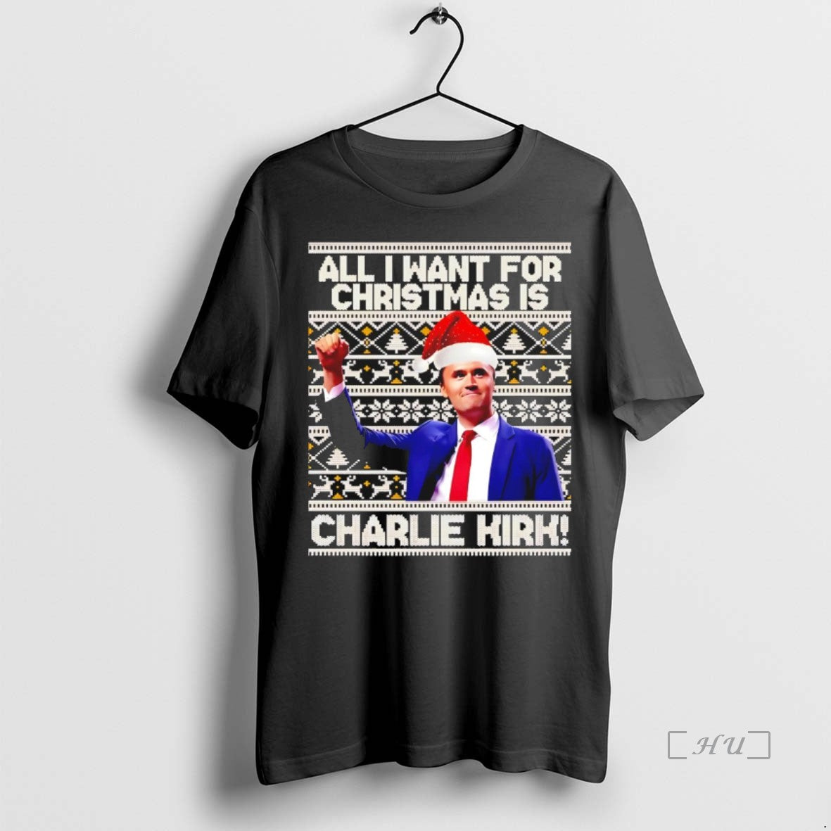 Officials All I Want For Christmas Is Charlie Kirk T Shirt Sweater