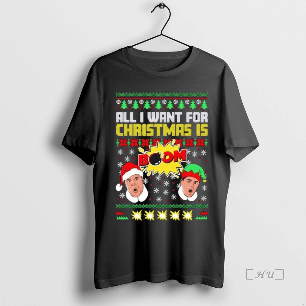 Officials All I Want For Christmas Is Boom Ugly Christmas