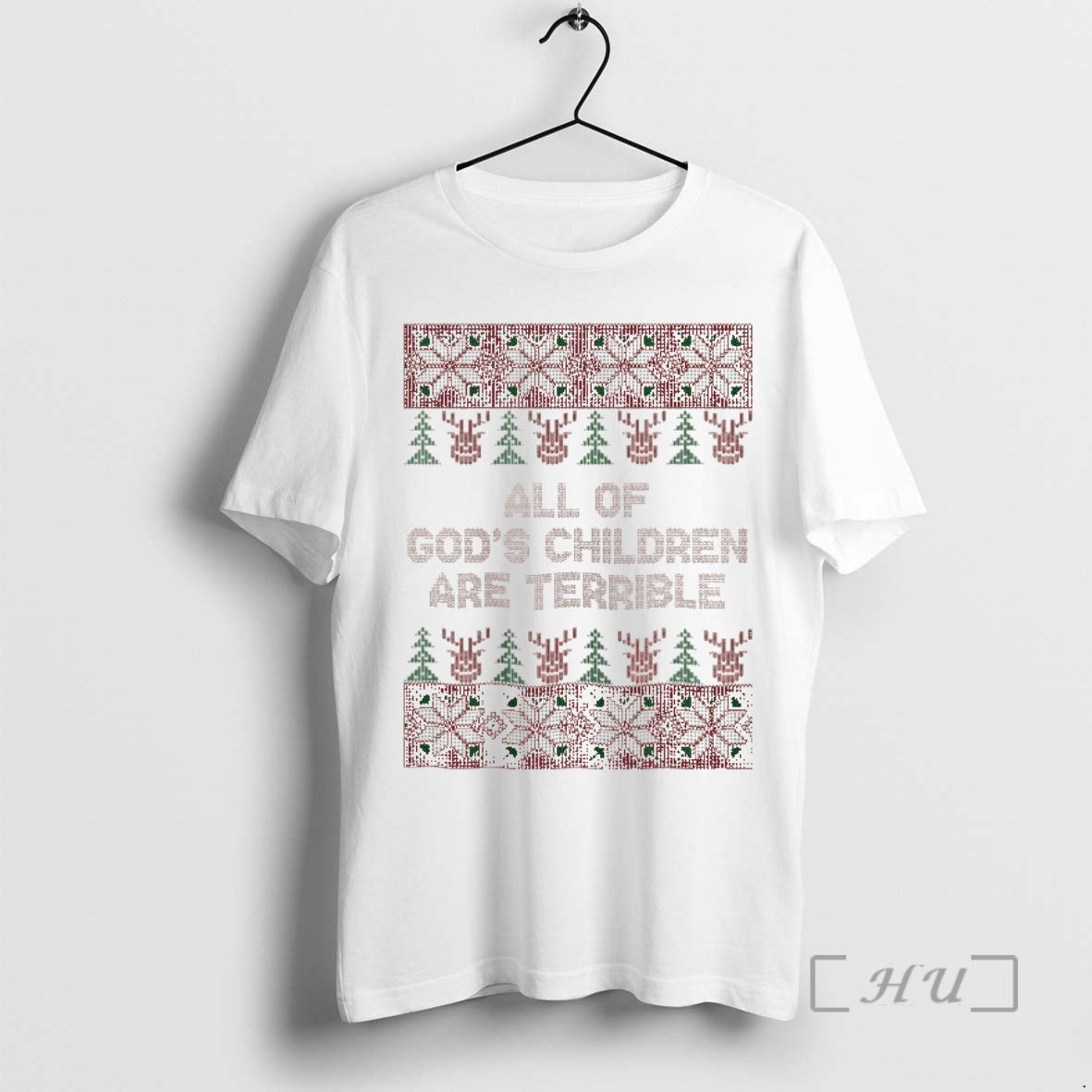 Officials All Of Gods Children Are Terrible Christmas Premium T Shirt Sweater