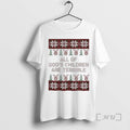 Officials All Of Gods Children Are Terrible Christmas Ugly Premium T Shirt Sweater