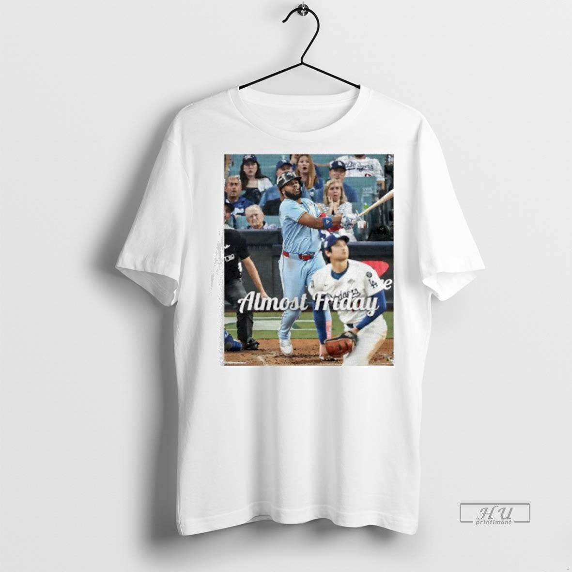 Officials Almost Friday Oh Canada Blue Jays Vs Dodgers Premium Tee Shirt Sweater