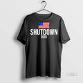 Officials American Flag Shutdown 2025 Premium Tee Shirt Sweater
