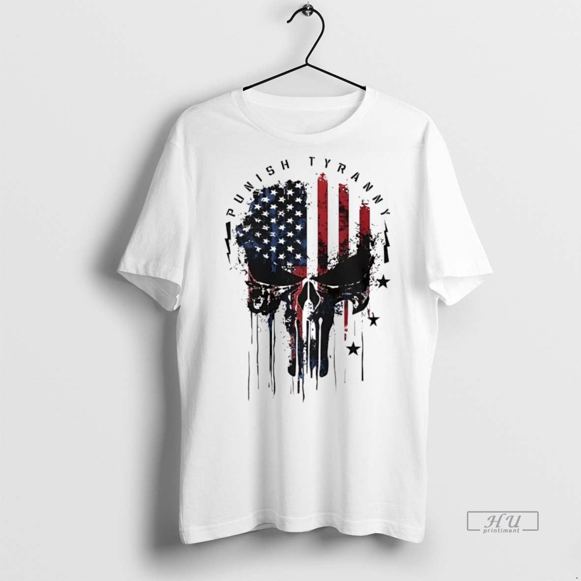 Officials American Flag Skull Punish Tyranny Premium Tee Shirt Sweater