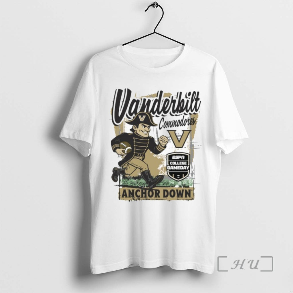 Officials Anchor Down Vanderbilt University Football College Gameday T Shirt Sweater