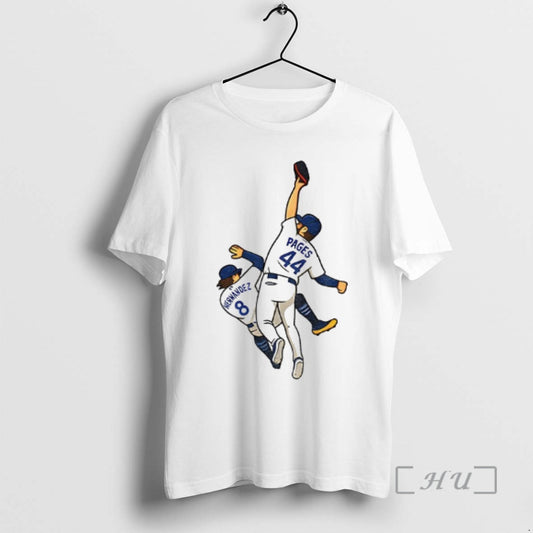Officials Andy Pages Catch Cartoon Dodgers World Series Game 7 Saving The Catch Premium