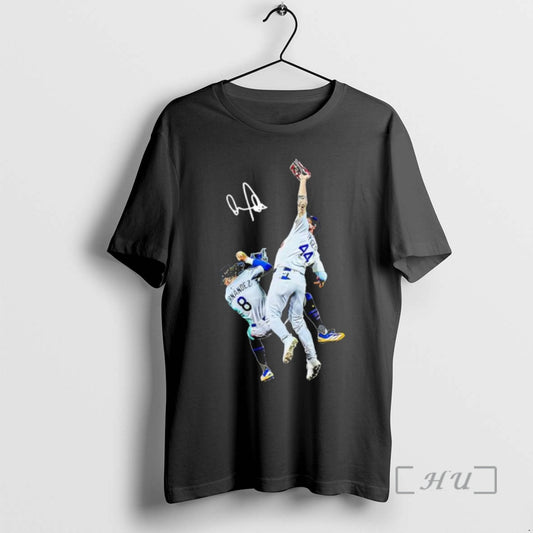 Officials Andy Pages And Kike Hernandez Los Angeles Dodgers Signatures Premium T Shirt Sweater