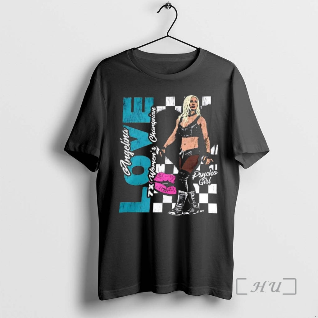 Officials Angelina Love Tna Wrestling 7x Womens Champion Retro T Shirt Sweater